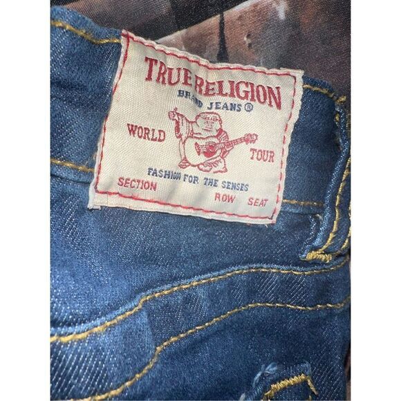 TRUE RELIGION Single End Basic Toddler Dark Blue Wash Denim Jeans~~Size 3T - Picture 6 of 7